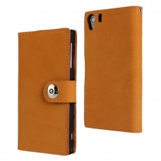 Sony Xperia Z1 Ultra L39H - Top Quality Genuine Leather Flip Wallet Protective Cover Case